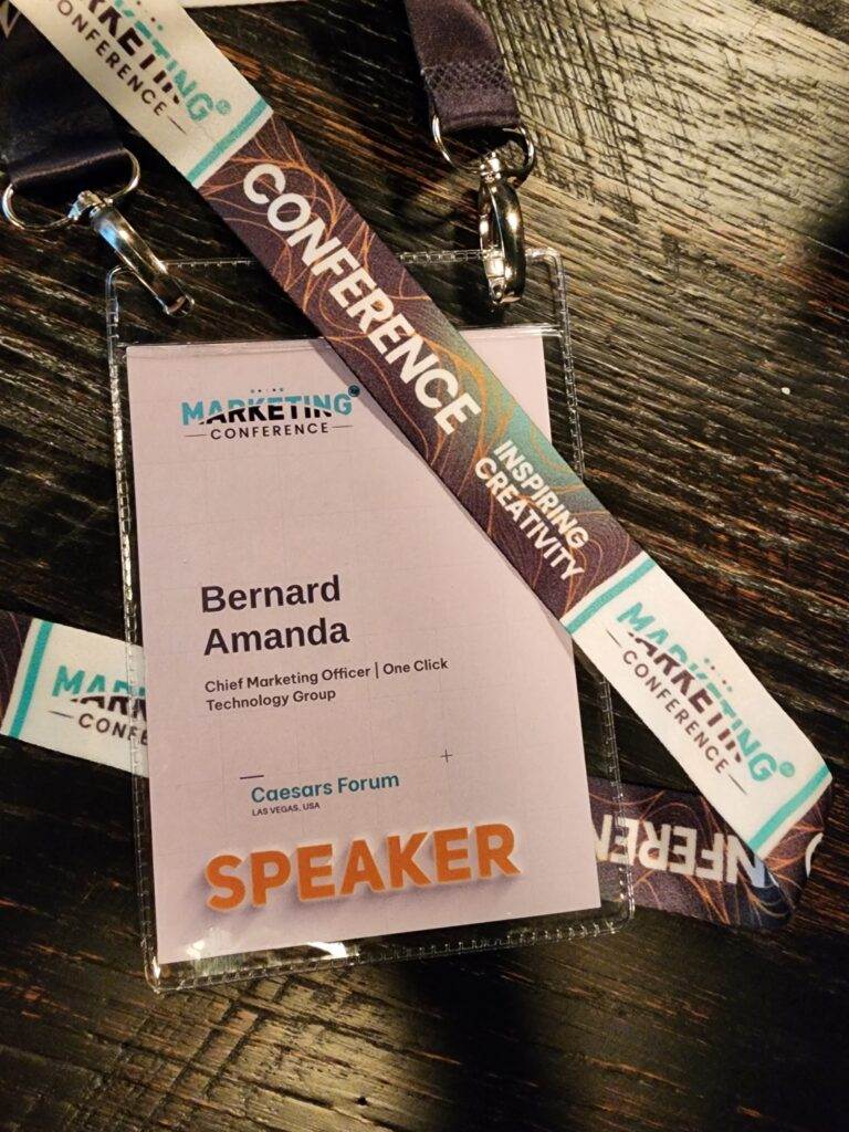 Image of a conference badge from the Marketing 2.0 Conference